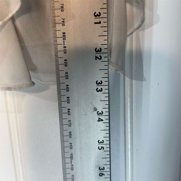 Sequin Hearts White Chiffon Ruffle Mini Dress Black Waist Bow 16 Formal Goth Y2K - Picture 5 of 8